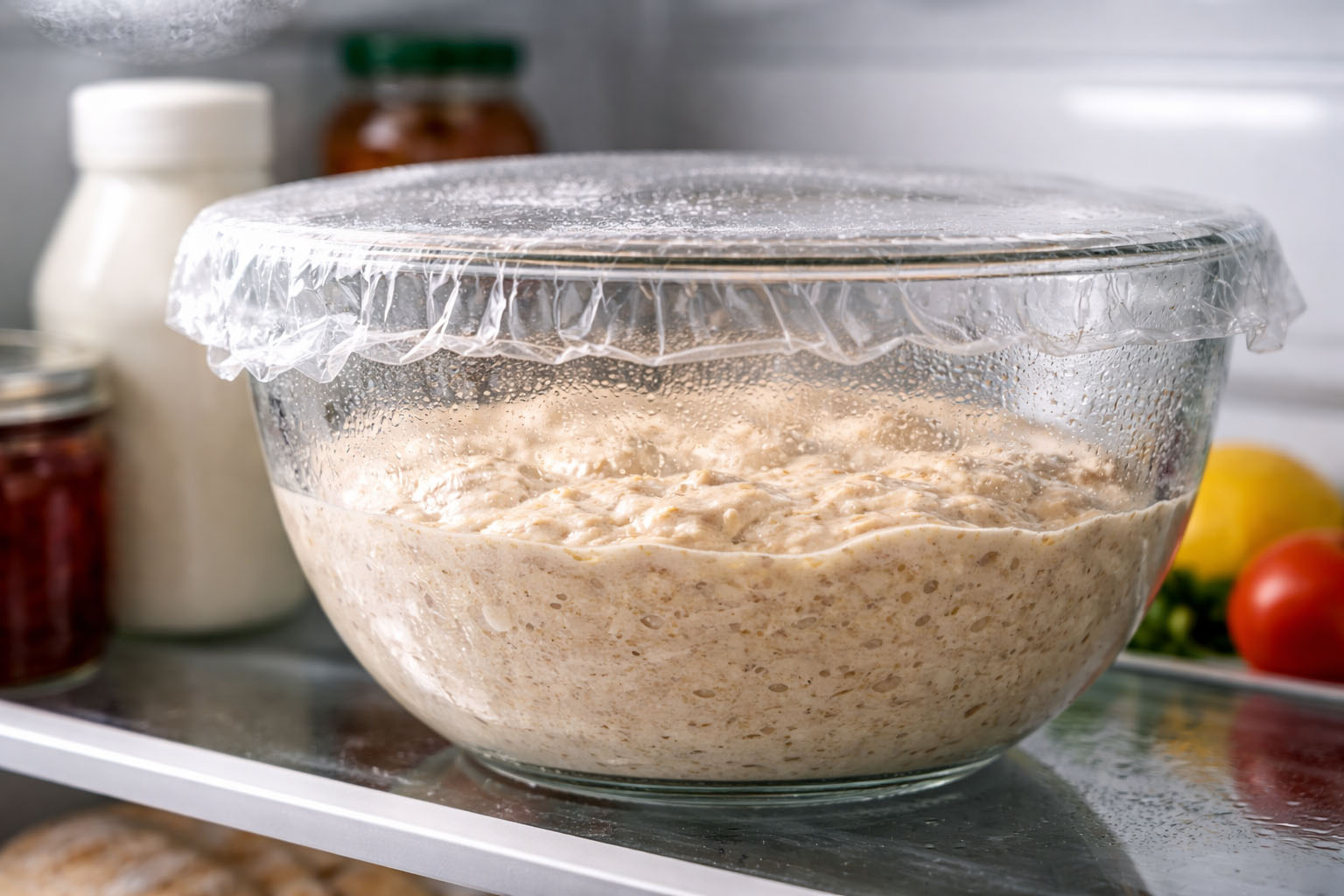 Teigruhe im Kühlschrank